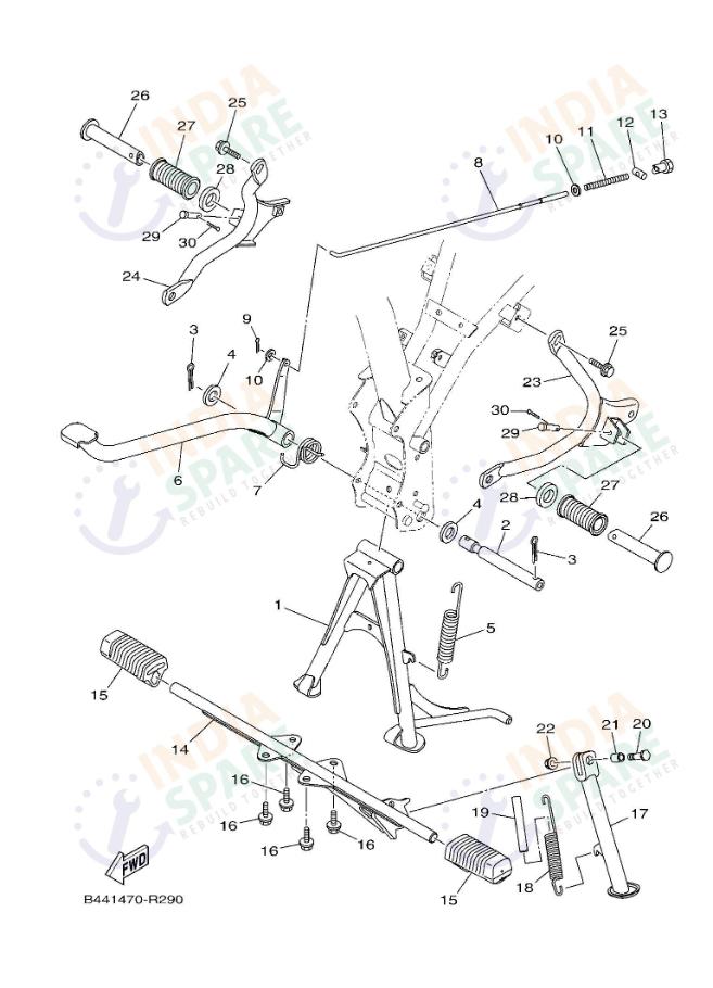 STAND & FOOTREST